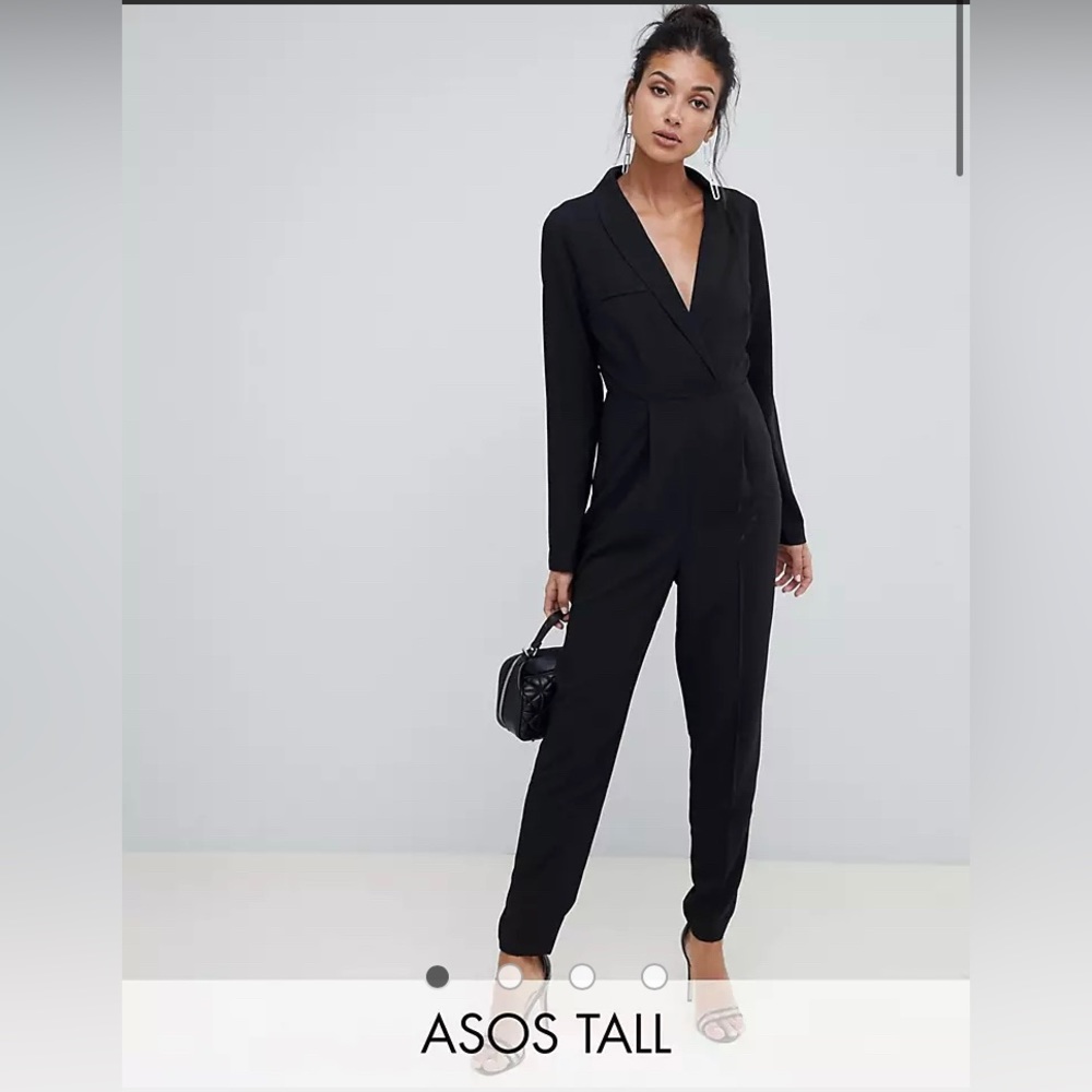 - Asos tall tux jumpsuit US 4